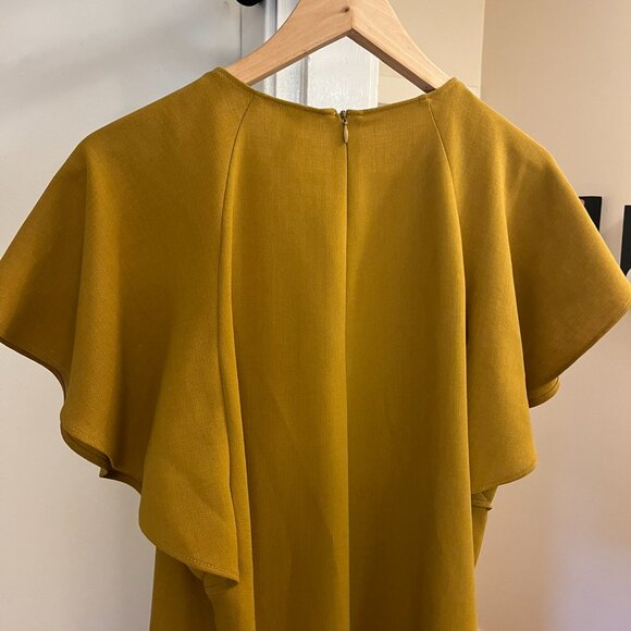 Zara TRF Mustard Mini Dress - Picture 5 of 5